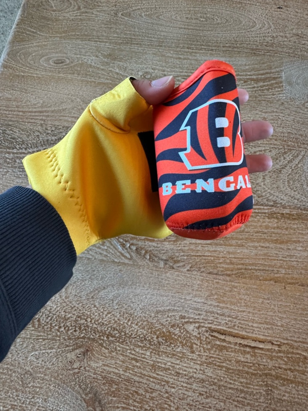 Fireball Left Handed Glove
Beer Coozie Cincinnati Bengals